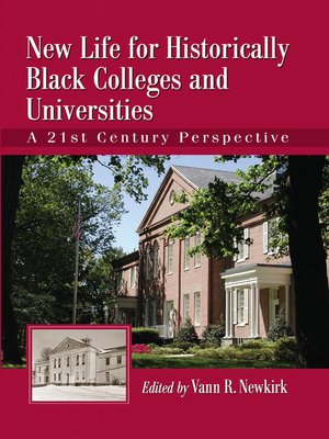 cover image of New Life for Historically Black Colleges and Universities